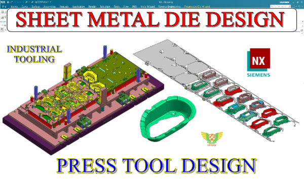 Press Tool Design or Sheetmetal Die design (NX)